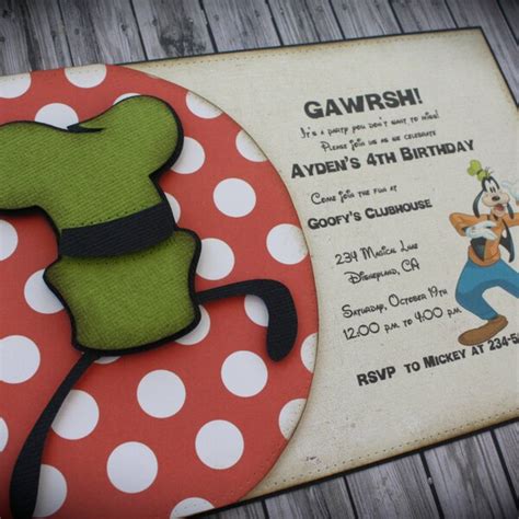 Goofy Birthday Party - Etsy