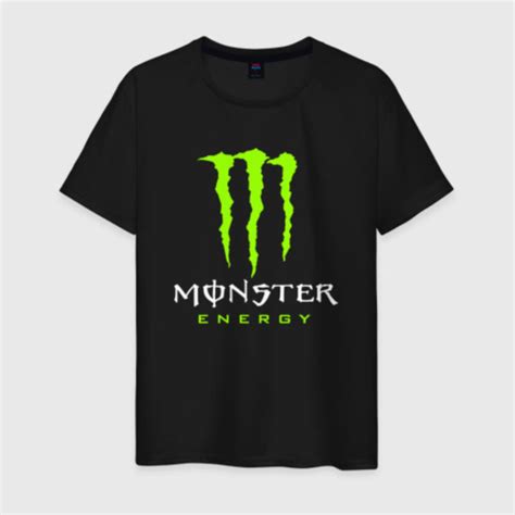 Футболка Monster Energy, размер 48, цвет черный, 棉花 - купить по ...