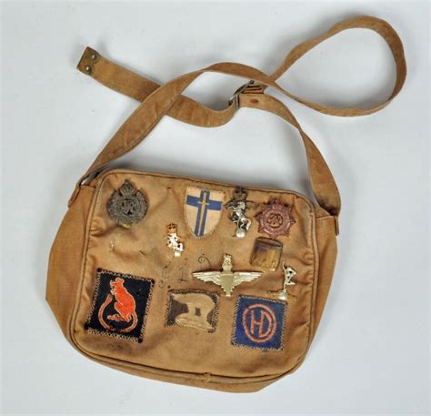 Regimentals British Wwii Ats Handbag Decorated