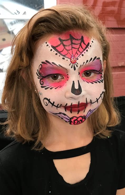 Totenkopf Schminken Kinder Make Up Idee F R Halloween Mit