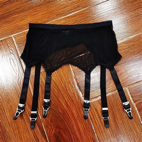 Luxury Six Straps Shaper Garter Belt With Metal Clips Women Sexy Mesh