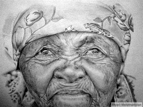 Old Lady Sketch At Explore Collection Of Old Lady