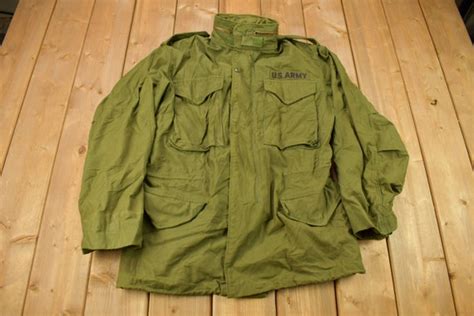 Vintage 1975 US Military Army Field Jacket Militari Gem