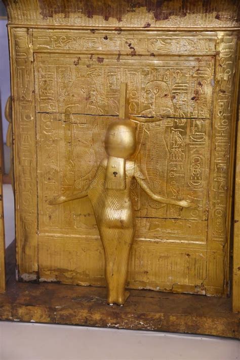 Golden Shrine And Tutelary Goddess King Tutankhamen Treasure