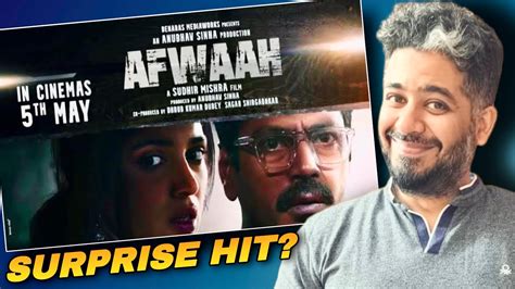 Afwaah Review Full Movie 2023 Nawazuddin Siddiqui Suneet Vyas