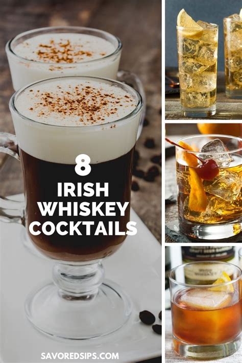 8 Irish Whiskey Cocktails - Savored Sips