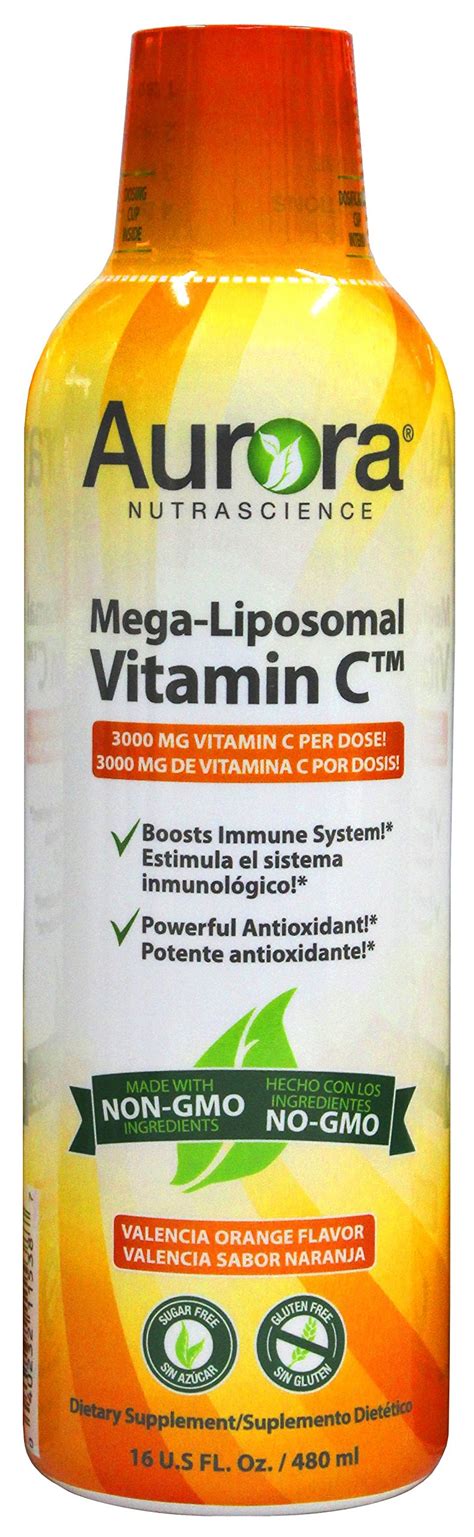 Aurora Nutrascience Mega Liposomal Vitamin C Vitamins Vitamin C