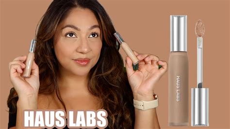 HAUS LABS TRICLONE SKIN TECH HYDRATING CONCEALER APPLICATION WEAR