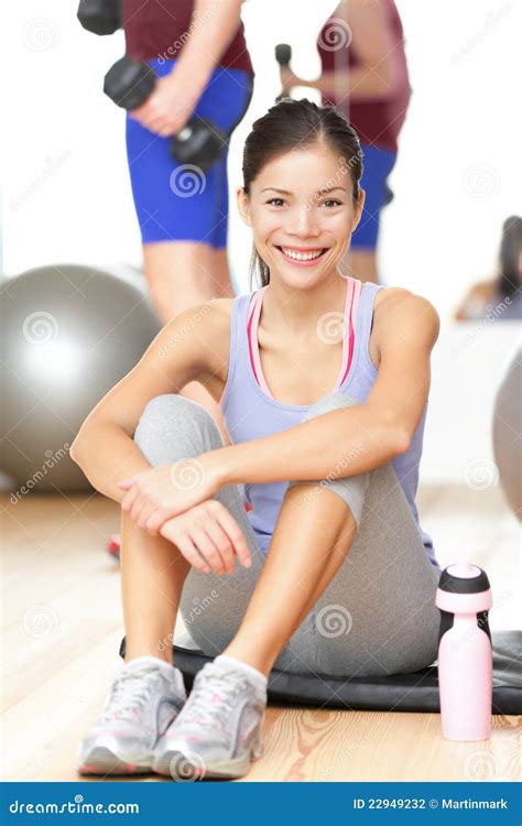 Gym Fitness Woman Happy Stock Photography Image 22949232