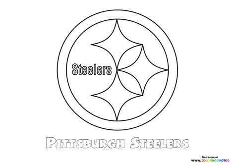 Pittsburgh Steelers NFL logo - Coloring Pages for kids