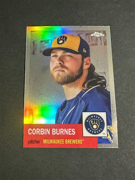 Chrome Platinum Corbin Burnes Refractor Brewers Free