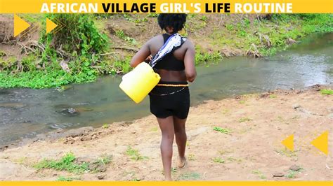 African Village Girls Life Routine Youtube