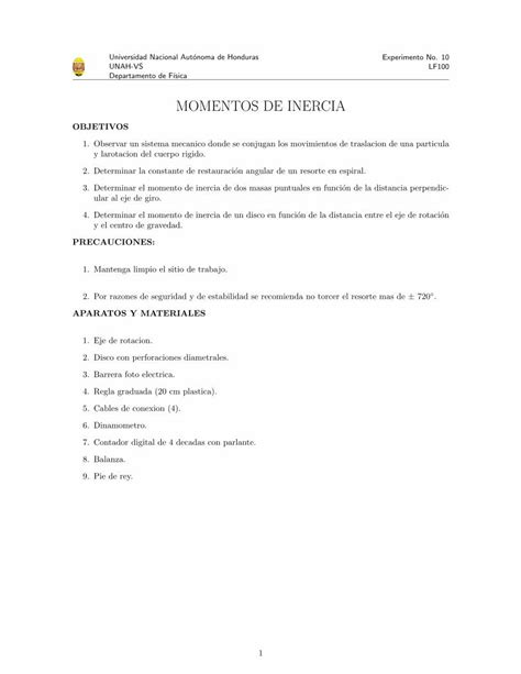 Pdf Momentos De Inercia Pdf File Mantenga Limpio El Sitio De