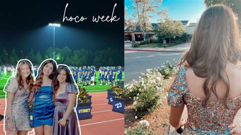 Homecoming Week Vlog Dress Up Days Football Game Homecoming Dance