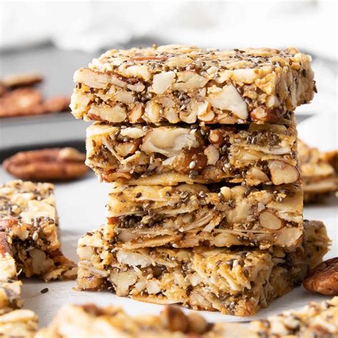 Keto Granola Bars - Beaming Baker