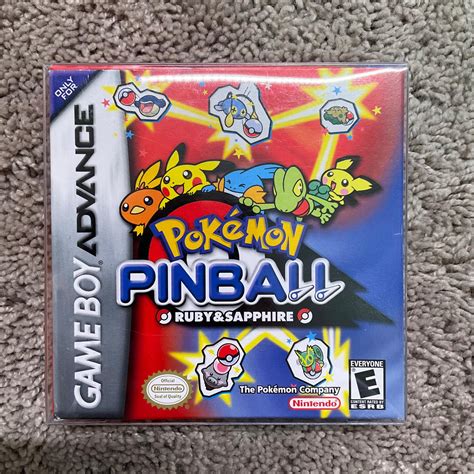 Pokemon Pinball Ruby And Sapphire Item Box And Manual Gameboy Advance