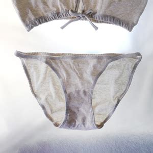 100 Organic Cotton Panties Bikini String Low Rise Sustainable Womens Underwear Lingerie Etsy