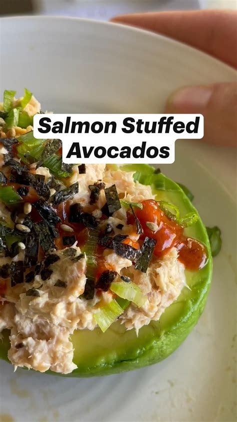 Salmon Stuffed Avocados Artofit