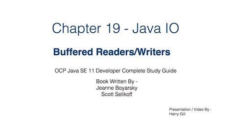 IO Streams Part 04 Buffered Reader Writer Java IO Input Output