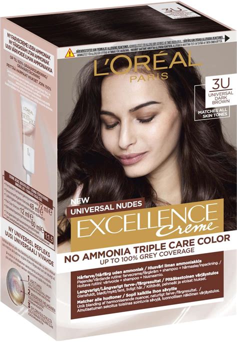 Loreal Paris Excellence L Oréal Paris Excellence Universal Nudes Dark Brown 3u Universal Nudes