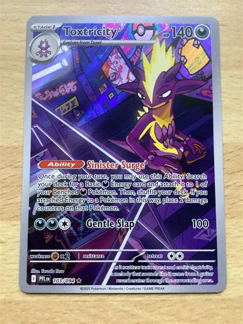 Toxtricity 103094 Mega Evolution Phantasmal Flames Pokémon Card