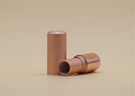 Rose Gold Lip Balm Tubes Lipstick Tube Container Iso 9001 Sgs Certified