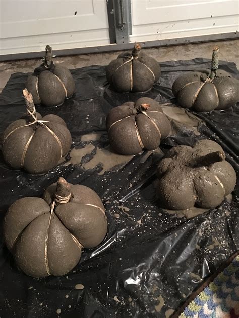 Diy Concrete Pumpkins Artofit