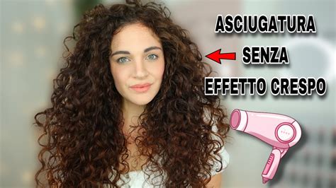 Come Asciugare I Capelli Ricci Per Evitare Il Crespo Youtube