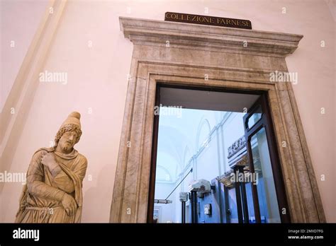 The Entrance Doorway To The Famous Farnese Collection Of Old Marble