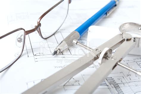 Drafting Tools Stock Photo Royalty Free Freeimages