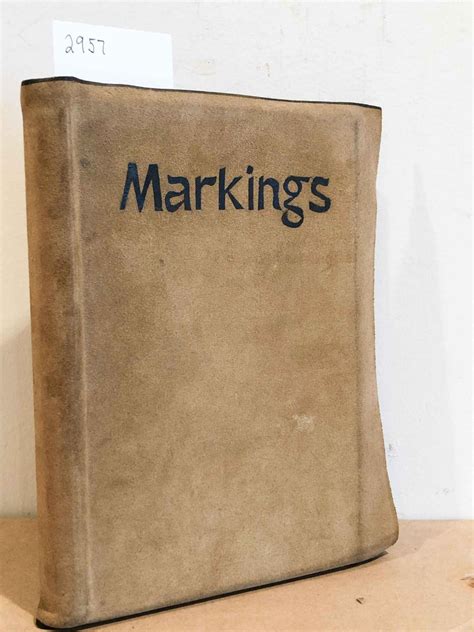 Markings by Hammarskjold, Dag: Very good Hardcover (1966) 18th printing ...