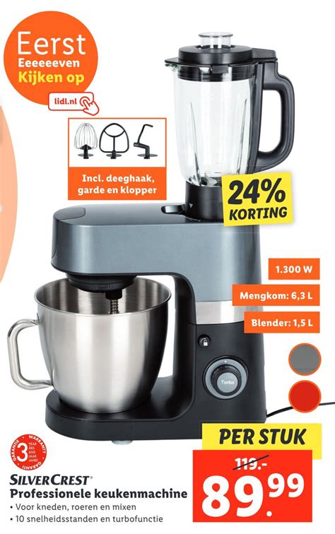 Silvercrest Professionele Keukenmachine Aanbieding Bij Lidl