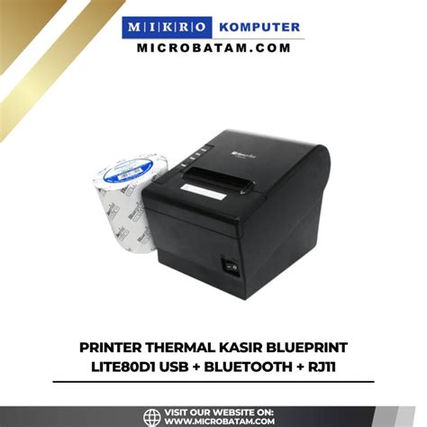 Printer Label Thermal Mm Blueprint Eco Bt Usb Bluetooth