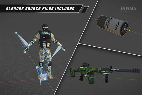 Low Poly Shooter Pack V Assetsdeals Pro