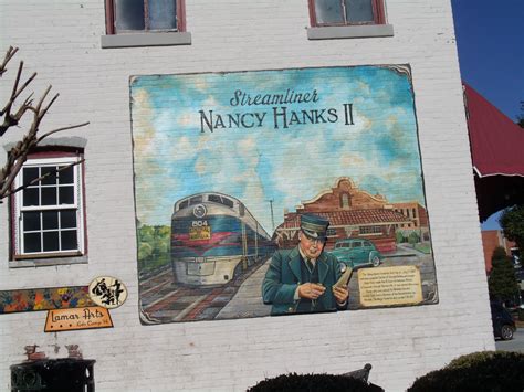 Painting Depicting The Old Nancy Hanks Locomotive From Back In The Day