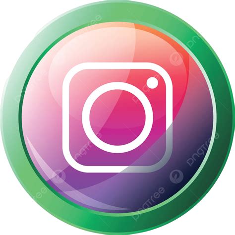 Illustration Of Instagrams Logo In Bubble Vector Icon On A White