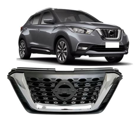 Grade Cromada Dianteira Nissan Kicks 2017 2018 2019 2020 Mercado Livre