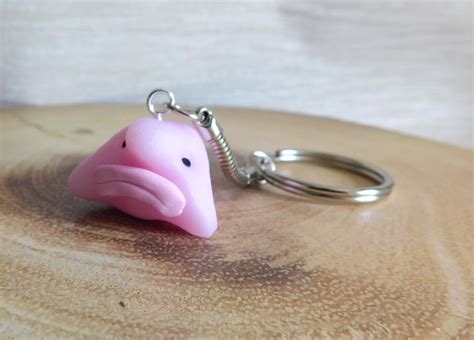 Blob Fish Keyring Keychain NEW Handmade UK Super Cute Etsy