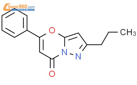 919533 18 9 7H Pyrazolo 5 1 b 1 3 oxazin 7 one 5 phenyl 2 propyl 化学式