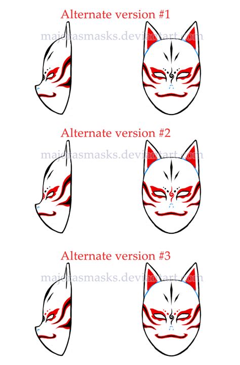 Custom Kakashi Anbu Mask Alternate V Commission By Majorasmasks On