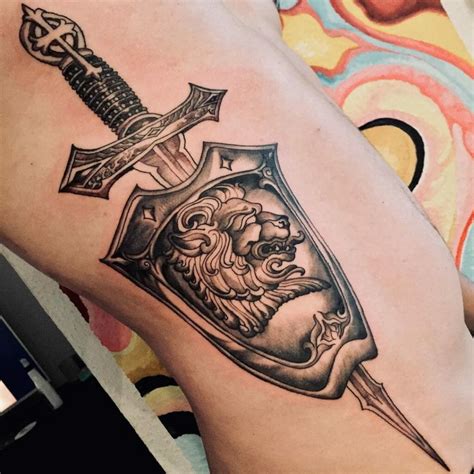 Traditional Shield Tattoo