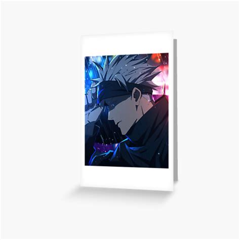 Satoru Gojo Jujutsu Kaisen Greeting Card For Sale By Medshop Art