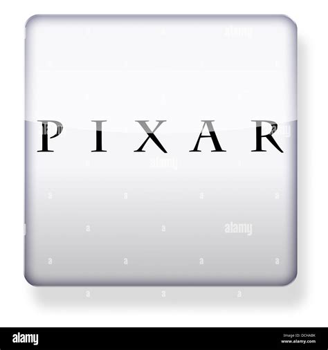 Pixar animation studios logo as an app icon. Clipping path included ...