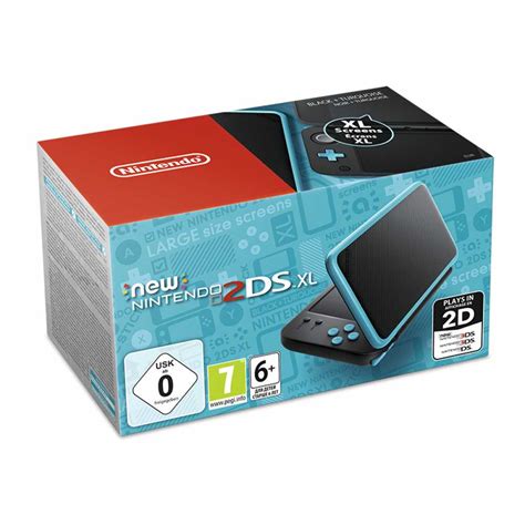 Купить New Nintendo 2DS XL (черный + бирюзовый) в Беларуси по ...