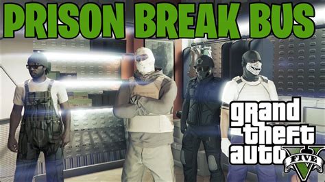 Gta 5 Prison Break Bus Online Ps5 Youtube