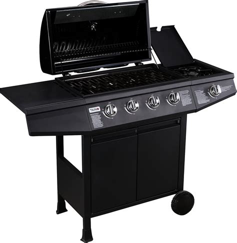 Taino Basic 4 1 Bbq Gasgrill Grillwagen Edelstahl Brenner