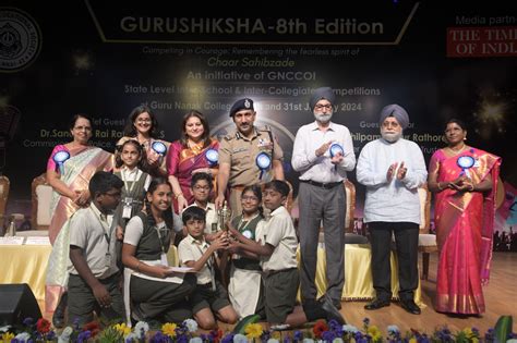 Guru Shiksha 8th Edition Prize Distribution - Guru Nanak School Velachery