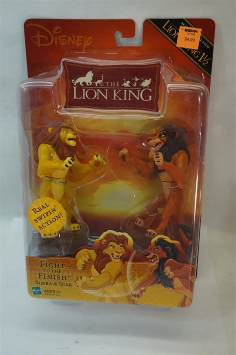 Disney Lion King Toy Action Figures Set Fight To The Finish Simba Scar