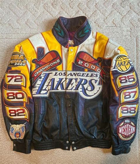 Los Angeles Lakers NBA Champions Jacket | Jeff Hamilton Leather Jacket