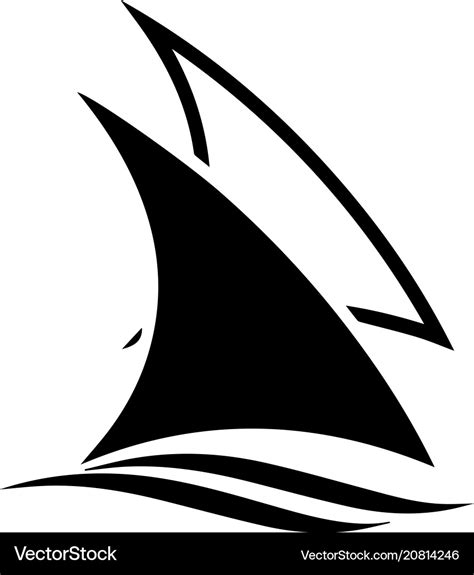 Sail boats icon logo Royalty Free Vector Image